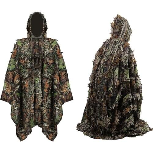 Tactical Camouflage Hunting Clothes Military Airsoft Sniper Clothing Ghillie Suit Outdoor Woodland Army Combat Uniform For Men
