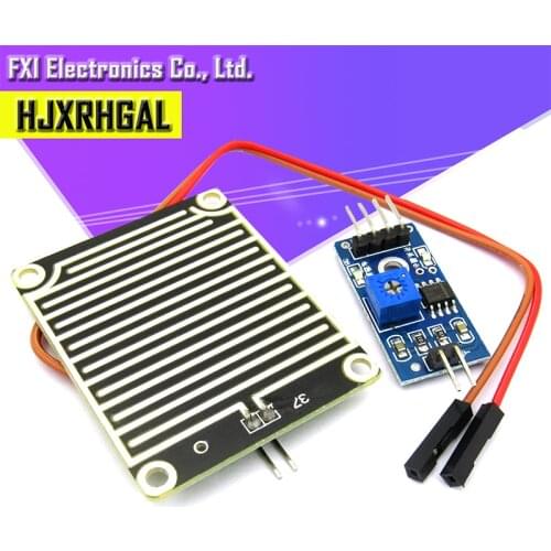 1pcs Rain Raindrops controller module detection Rainwater Foliar Sensitivity sensor Module new