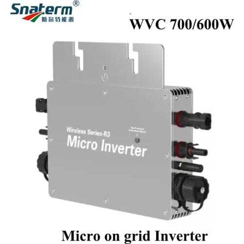 700W 600W Micro Solar Inverter MPPT grid Tie Hybrid inverter 220V Inversor 22-60VDC to 80-280VAC Auto Match for 2*300/350W Board