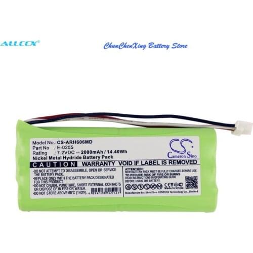 Cameron Sino 2000mAh Battery E-0205 for AARONIA AG Spectran HF-6060 V1,Spectran HF-6060 V4