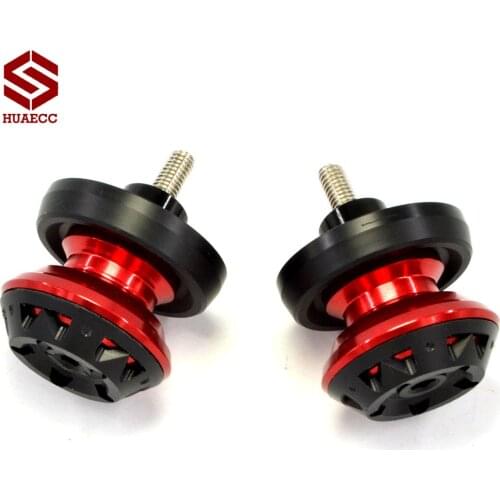 Motorcycle Accessories Aluminum 6mm 8mm 10mm Swingarm Spools Slider Bolt for Yamaha Honda Triumph