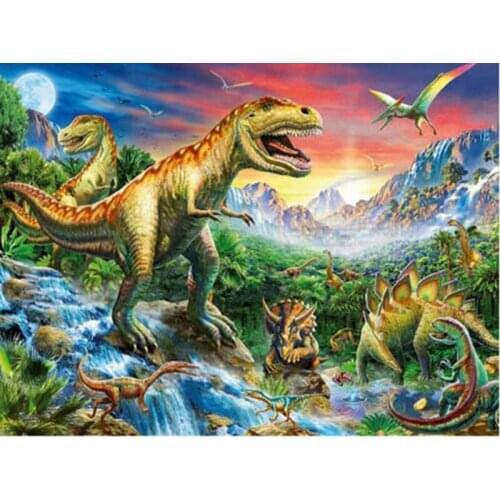 Full Square/Round Drill 5D DIY Diamond Painting dinosaur Animal 3D Diamond Embroidery Cross Stitch Mosaic Home Decor Gift