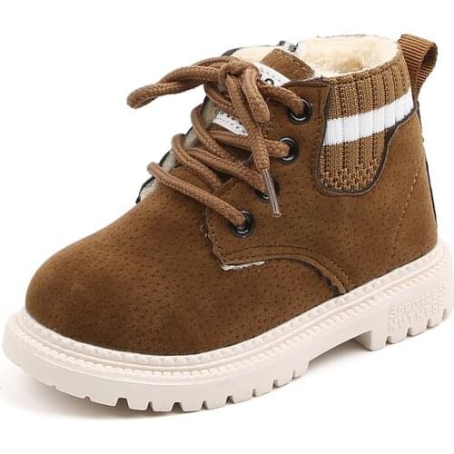 Baby Autumn Winter Shoes Children Snow Ankle Boots Kids Shoe Boys Waterproof Shoes Girl Winter Boots Size 1 2 3 4 5 6 7 Year Old