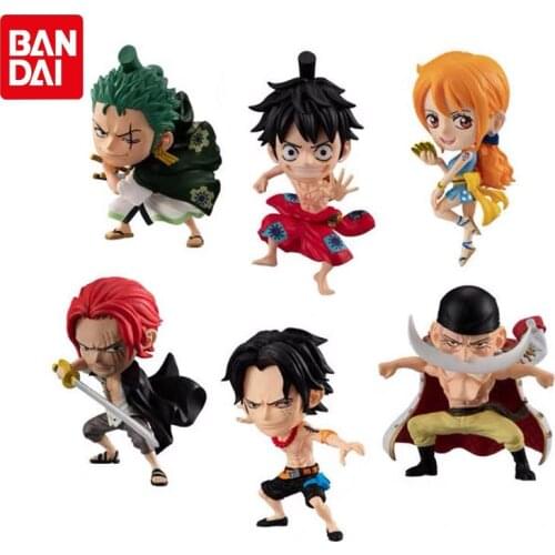 Bandai ONE PIECE ADVERGE MOTION Modeling Dolls Series 2 Ace Roronoa Zoro Nami Edward Newgate Shanks Luffy Action Figure Toys