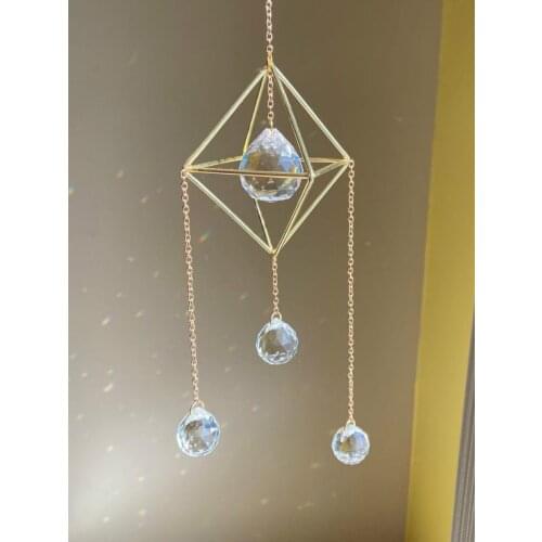 Crystal sun catcher Spike Crystal Pillar