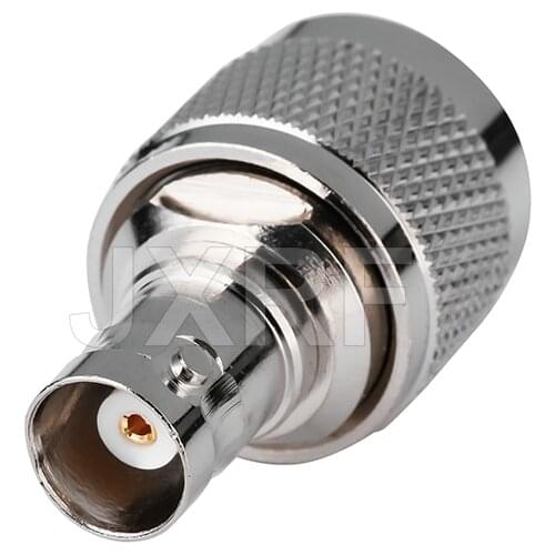 JXRF Coaxial Adapter N Type Male Plug to BNC Female Jack Connector