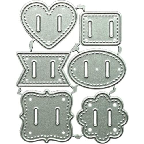 Buckle Metal Cutting Dies Stencil DIY Scrapbooking Album Paper Card Template Mold Embossing Craft Decoration