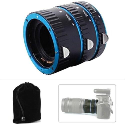 Metal Mount Lens Adapter Auto Focus AF Macro Extension Tube Ring for Canon EOS EF-S Lens 750D 80D 7D T6s 60D 7D 550D 5D Mark IV