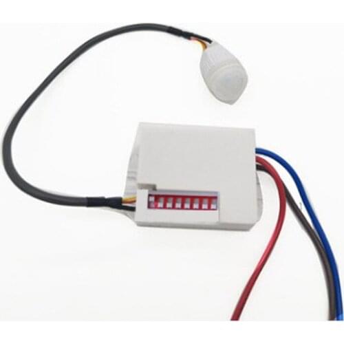 Mini Miniature Energy-saving Infrared Human Body Sensor Switch Sensor Split Type Automatic Smart Cabinet Sensor Light