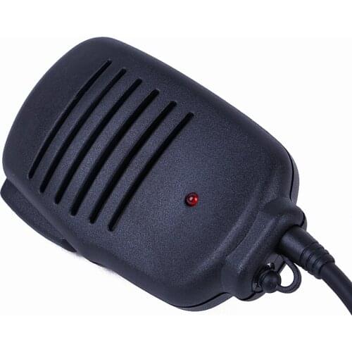 New 2 PIN Handheld Microphone Speaker With LED Light for Motorola Two-way Radio GP88 GP300 GP2000 P040 PRO1150 Radio Microphone