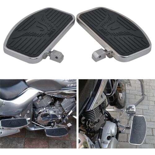 Motorcycle Front FloorboardsRider Footrests Foot Pegs Pedals Fit For Honda Shadow ACE VT400 750 VT750C VT750DC Deluxe 1997-2003