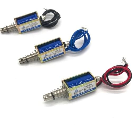 Pull Type JF-0530B DC 6V 12V 24V Linear Solenoid Electromagnet 300mA Force 5N Travel 10mm