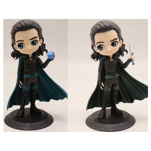 Qposket Loki in Marvels Avengers Cute Big Eyes Ver. Vinyl Dolls Figure Model Toys