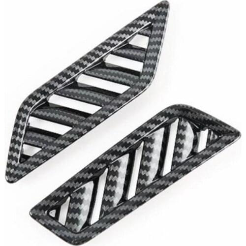 Tonlinker 4 PCS DIY Car styling NEW ABS chrome trim air conditioning outlet decoration circle cover for KIA RIO K2 accessories