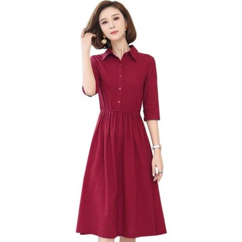 VNFDWJ Linen Summer Dresses
