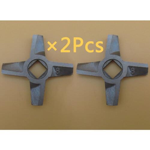 2pcs Knife for Electric Meat Grinder Blade Mincer 8# MDP-118 Spare Parts Fits for Zelmer 987.94 987.83 ZMM Kitchen Appliance