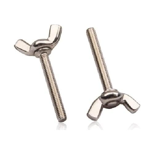 304 stainless steel butterfly claw screw\ingot \ hand bolt M8M10M12* 12 16 20 25 30 35 40 45 50 55 60 65 70 75 80 90 100 110 120