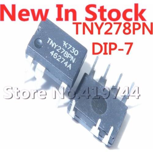 5PCS/LOT 100% Quality TNY278PN TNY278 TNY278P DIP-7 LCD power management chip In Stock New Original