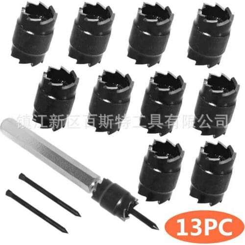 9/13pcs Spot Weld Drill Bit HSS Rotary Spot Weld Drill Remover Sheet Metal Hole Cutter Panel Separator for Woodworking Tools