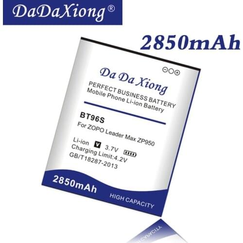 DaDaXiong 2850mAh BT96S Battery For ZOPO Leader Max ZP950 950 Zopo Zp950 Phone Battery