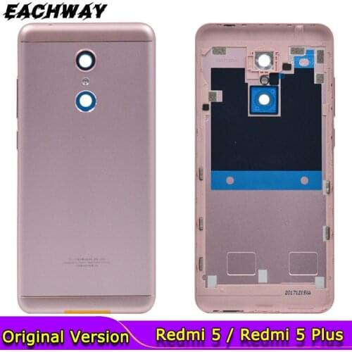 New For Xiaomi Redmi 5 Back Battery Cover For Xiaomi Redmi5 Plus Rear Door Housing Case Panel Replacement