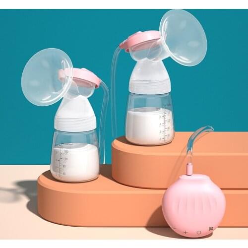 Electric Breast Pump Automatic Breast Milk Milk Claw Piece Postpartum Lactagogue Massage Breast Pump Powerful Portable