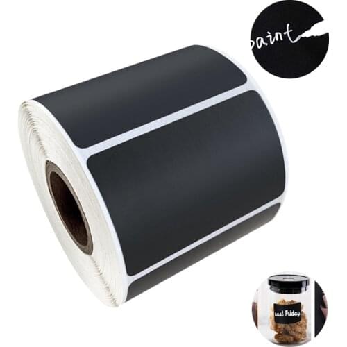 120Pcs/Roll Chalkboard Labels sticker Pantry and Storage Stickers for kitchen Jars Removable Waterproof Blackboard Sticker Label