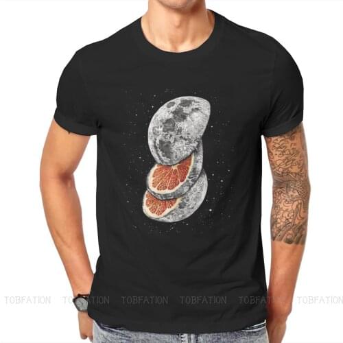 LUNAR FRUIT Essential O Neck TShirt Abstract Fabric Original T Shirt Mans Clothes Fashion Fluffy