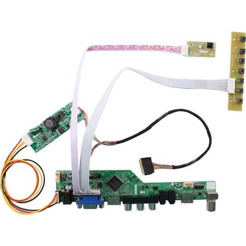 HD MI VGA AV USB RF LCD Controller Board For 15.4inch LP154WP4 LTN154BT08 LCD Screen