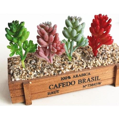 Artificial Succulent Plants Flower Arrangement Accessories Fake Plants Home Garden Wedding Party Decoration Bonsai