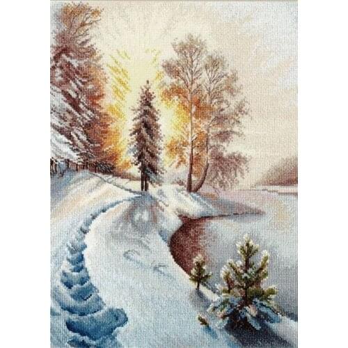 Top Manufacturer Embroidery Radiance Modern Cross Stitch Christmas with 100% Cotton Flosses & Free Shipping for Home Decor