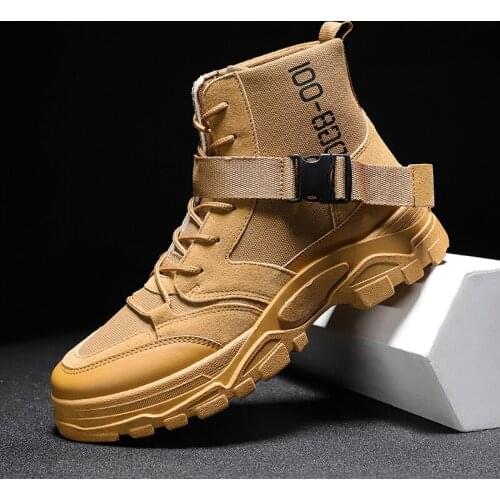 Mens Casual Shoes Mid-Calf Boots Trend Short Boots Comfortable Breathable Basic Boots Waterproof Men Shoes Fashion Ankle Boots