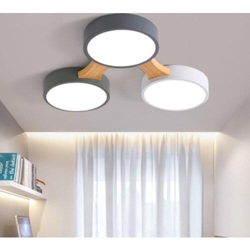 Nordic modern minimalist led ceiling lamp master bedroom lamp creative living room lighting new study childrens room lamp