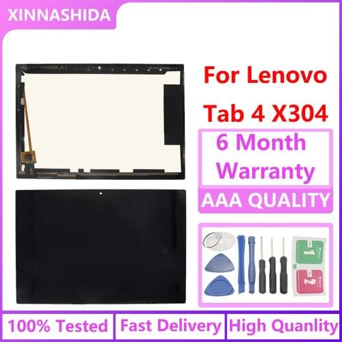 New LCD For Lenovo Tab 4 TB-X304L TB-X304F TB-X304N/X X304 LCD Display Touch Screen Panel Digitizer Assembly Replacement