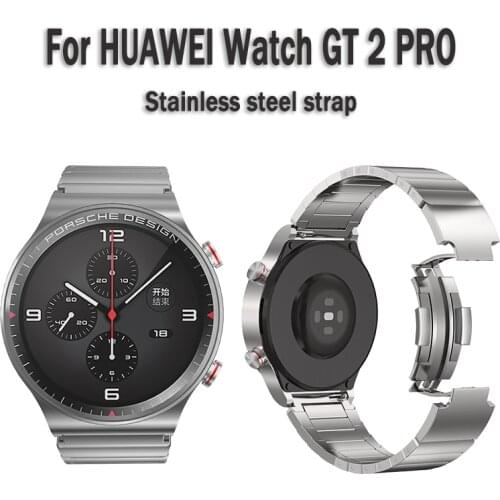 22mm Stainless Steel Strap For HUAWEI Watch GT 2 Pro ECG 2e For Samsung Galaxy Gear s2 s3 Honor Magic Watch 2 Ceramic bracelet