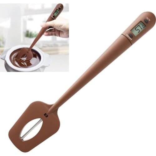 Silicone Candy Thermometer Digital Spatula Thermometer Professional Temperature Reader and Stirrer for Kitchen Cooking