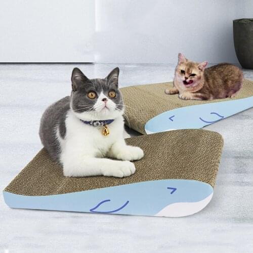 Cat Scraper Bed for Cat Toy Wear-resistant Nail Scraper Mat Grinder Corrugated Paper Scratcher Cardboard Cats Bed Pet Products