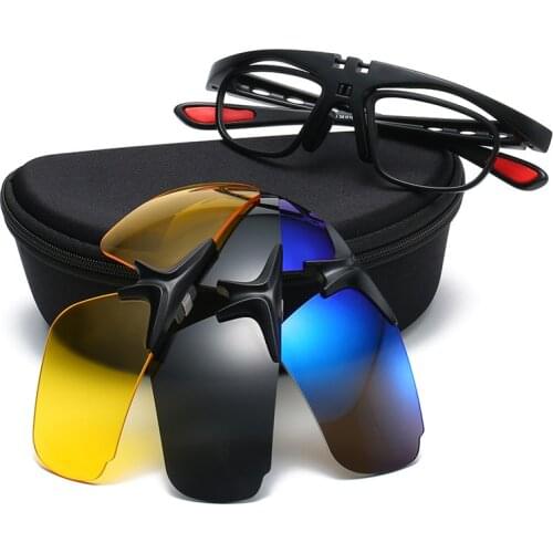 JackJad 2020 Fashion Cool Men Outdoor Sports Polarized Sunglasses Goggle Driving Fishing Flip Up Sun Glasses Oculos De Sol 2320