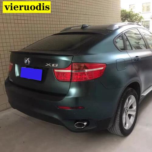 Car Styling ABS X6 E71 2008-2014 Rear Spoiler Trunk Wing for BMW X6 E71 M-Performance Style