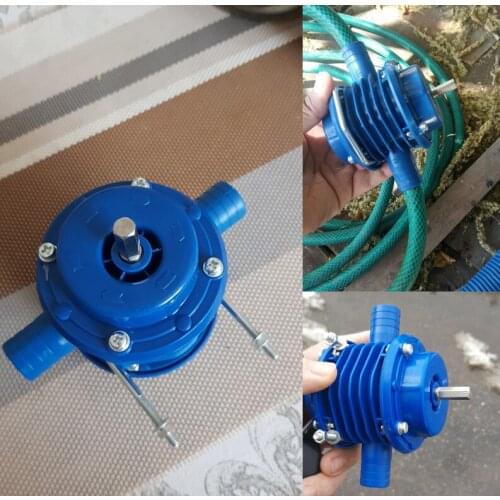 Heavy Duty Self-Priming Hand Electric Drill Water Pump Home Garden Centrifugal Home Garden