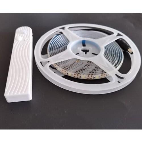 Smart Turn ON OFF PIR Motion Sensor & USB Port LED Strip Light Flexiable adhesive lamp tape For Closet Stairs Kitchen Cabinet