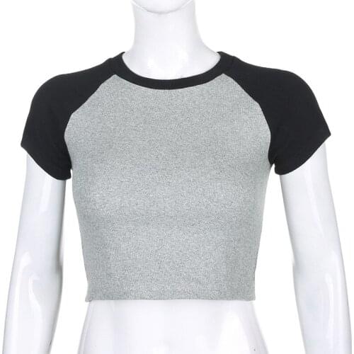 Женские укороченные футболки VWBQNZ China At AliExpress