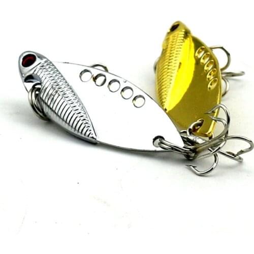 1pcs 5cm 11g hard metal vib fishing lures wobbler pike carp trout perch catfish blade fishing baits pesca fishing tackles