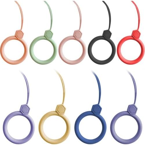 1Pc Universal Anti-lost Ring Lanyard Strap Holder for Mobile Phone USB Disk Keys Anti-lost Portable Phone Decor Phone Lanyard