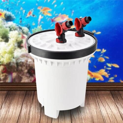 40W SUNSUN HW-5000 LCD Display 4-Stage Aquarium Filter with 9W UV Lamp for Fish Tank External Canister Filter Variable Flow Rate