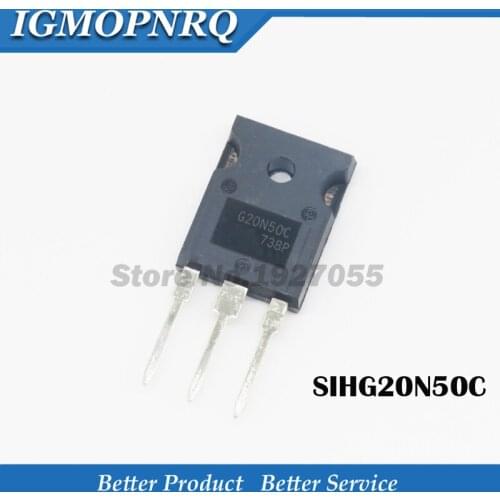 5PCS SIHG20N50C TO-247 G20N50C 20A 500V TO-247 20N50C NEW