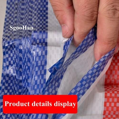 65g/m2 Three-Colors Rainproof Cloth Garden Plant Shed Tarpaulin Sun Shade Sail Dust Cover Ground Sheet Camping Waterproof Cloth