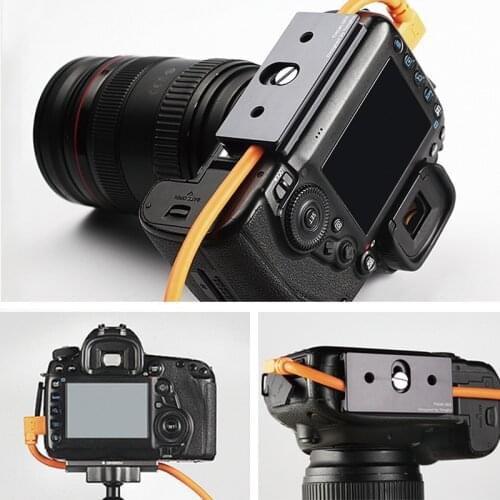 Block ARCA Tripod Monopod Quick Release Plate for Camera Accessories Ballhead Cable fixed Lock Port Protector Tether Tools Kits