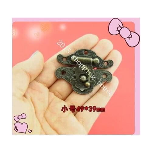 Wooden gift box buckle antique packaging box lock alloy box buckle