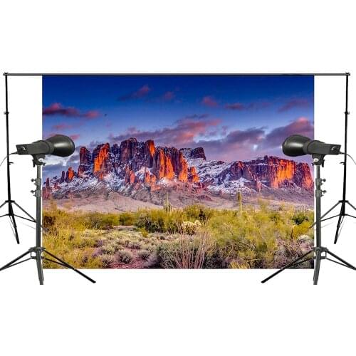 Beautiful Grassland Surrounded by mountains Background Natural Scene Photo Studio Backdrop 150x210cm Photography Backdrops Wall